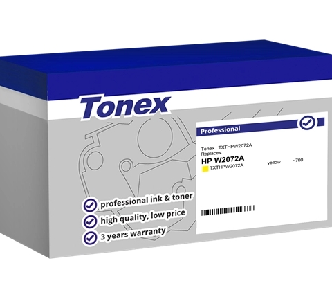 Tonex Tóner amarillo TXTHPW2072A compatible con HP 117A (W2072A)