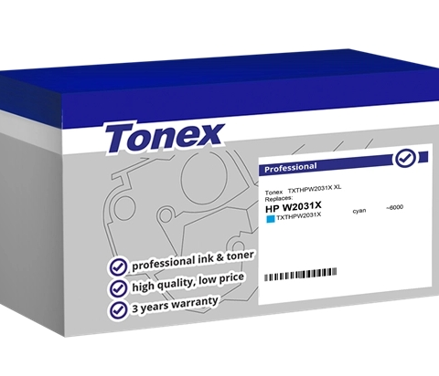 Tonex Tóner cian TXTHPW2031X compatible con HP 415X W2031X