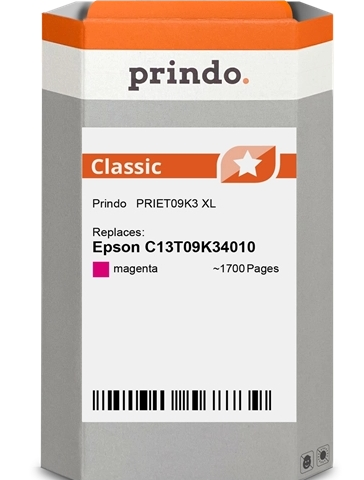 Prindo Cartucho de tinta magenta PRIET09K3 T09K3 compatible con Epson 408L
