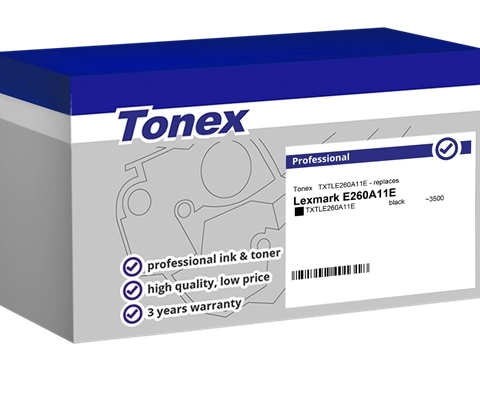 Tonex Tóner negro TXTLE260A11E compatible con Lexmark E260A11E