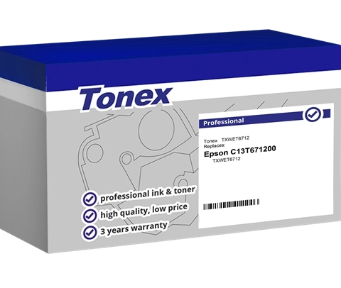 Tonex Kit mantenimiento TXWET6712 compatible con Epson C13T671200 T6712-PXMB4