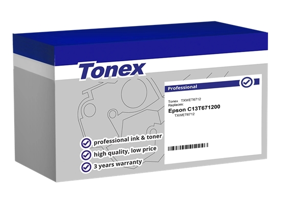 Tonex Kit mantenimiento TXWET6712 compatible con Epson C13T671200 T6712-PXMB4