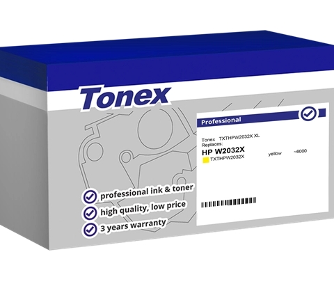 Tonex Tóner amarillo TXTHPW2032X compatible con HP 415X W2032X