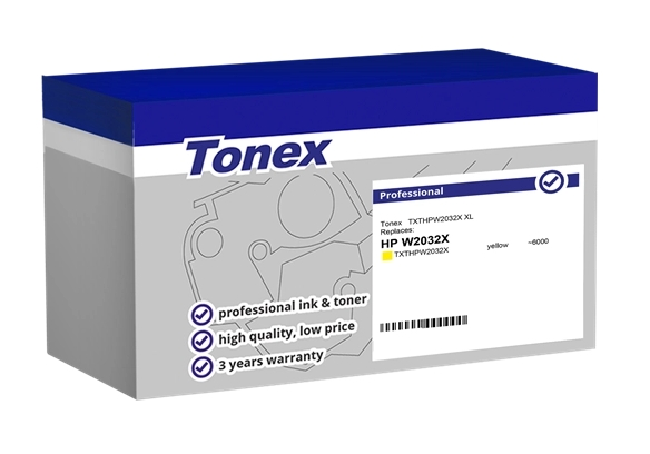 Tonex Tóner amarillo TXTHPW2032X compatible con HP 415X W2032X