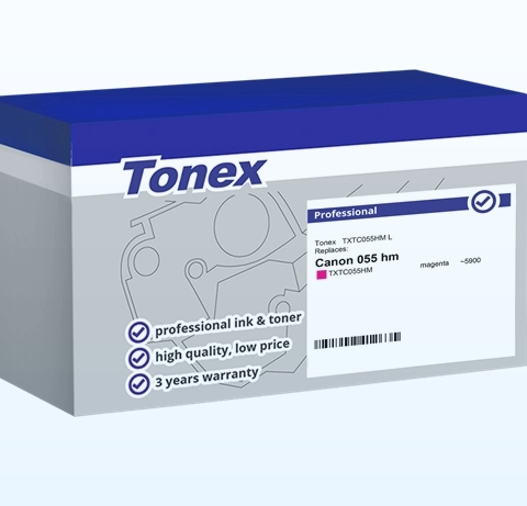 Tonex Tóner magenta TXTC055HM compatible con Canon 055 hm
