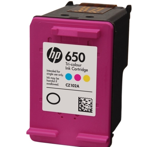 HP Cartucho de tinta varios colores CZ102AE 650