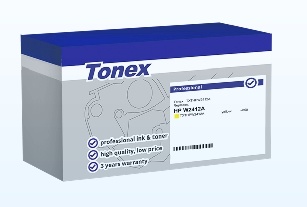 Tonex Tóner amarillo TXTHPW2412A compatible con HP 216A W2412A