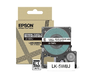 Epson Cinta mecanográfico C53S672063 LK-5WBJ