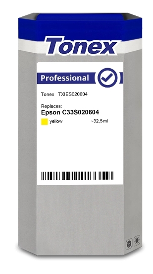 Tonex Cartucho de tinta amarillo TXIES020604 SJIC22P compatible con epson C33S020604
