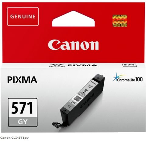 Canon Cartucho de tinta gris CLI-571gy 0389C001 6.5ml