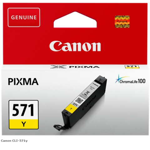 Canon Cartucho de tinta amarillo CLI-571y 0388C001 6.5ml