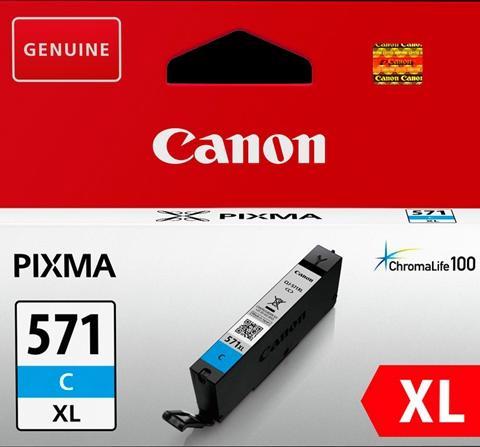 Canon Cartucho CLI-571CY XL Cian