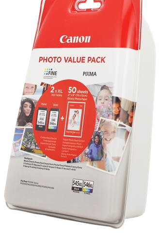 CANON Cartucho Multipack PG-545XL CL-546XL+Papel