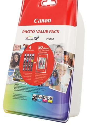 Canon Value Pack negro / cian / magenta / amarillo CLI-526