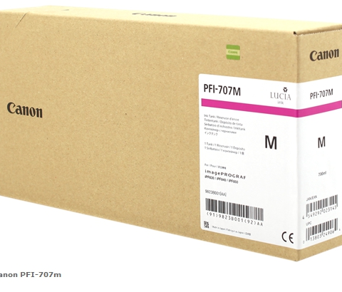 Canon Cartucho de tinta magenta PFI-707m