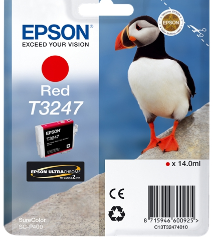 Epson Cartucho de tinta Rojo T3247