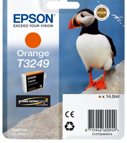 Epson Cartucho de tinta Naranja T3249