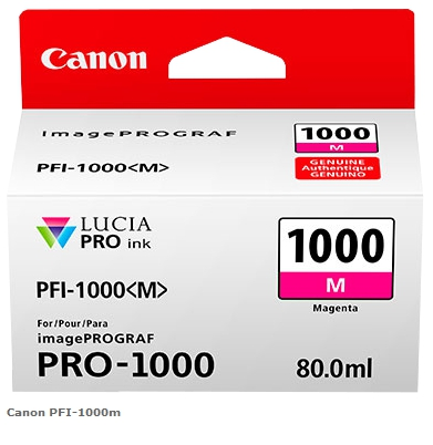 Canon Cartucho de tinta magenta PFI-1000m