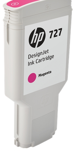 HP Cartucho de tinta magenta F9J77A 727