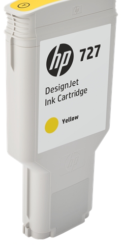 HP Cartucho de tinta amarillo F9J78A 727