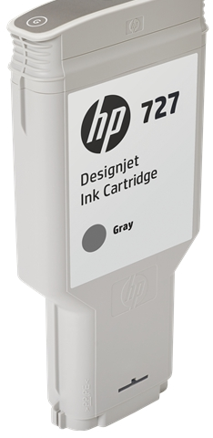 HP Cartucho de tinta Gris F9J80A 727