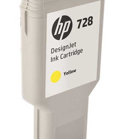 HP Cartucho de tinta amarillo F9K15A 728