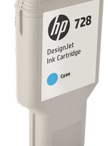 HP Cartucho de tinta cian F9K17A 728