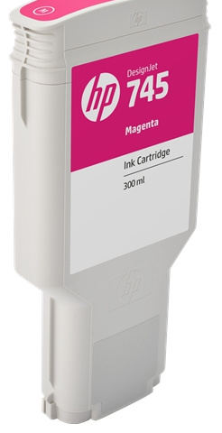 HP Cartucho de tinta magenta F9K01A 745