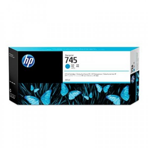 HP Cartucho de tinta cian F9K03A 745