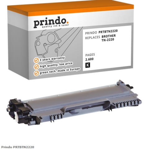 Prindo Tóner negro PRTBTN2220 Compatible con Brother TN-2220