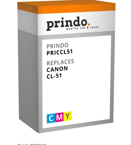 Prindo Cartucho de tinta varios colores PRICCL51 Compatible con Canon CL-51