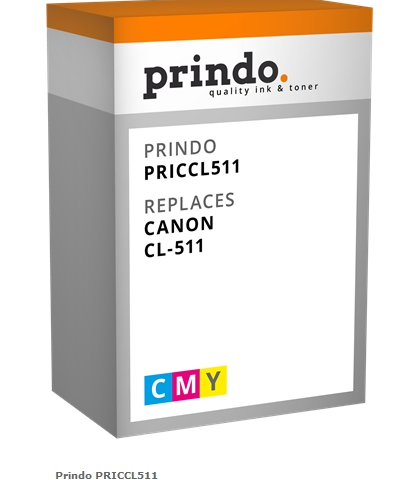 Prindo Cartucho de tinta varios colores PRICCL511 Compatible con Canon CL-511