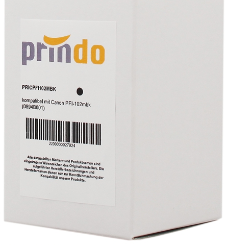 Prindo Cartucho de tinta Negro (mate) PRICPFI102MBK Compatible con Canon PFI-102mbk