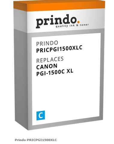Prindo Cartucho de tinta cían PRICPGI1500XLC alternativa para Canon PGI-1500c XL