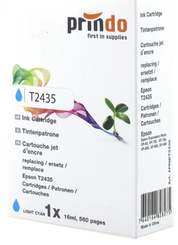 Prindo Cartucho de tinta magenta (clara) PRIET2436 alternativa para Epson T2436