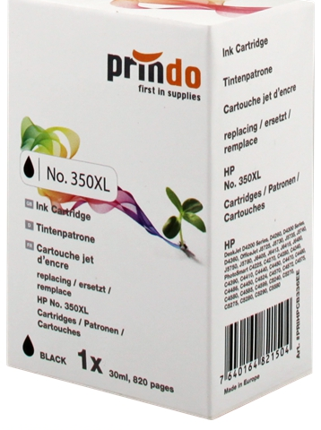 Prindo Cartucho de tinta negro PRIHPCB336EE alternativa para HP CB336EE 350XL