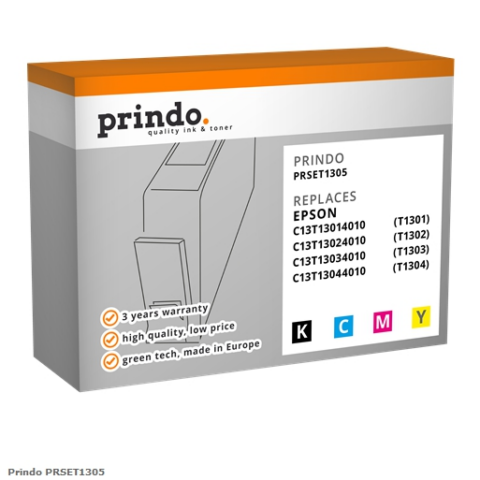 Prindo Multipack PRSET1305 Compatible con Epson T1305