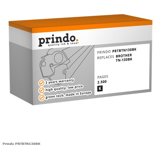 Prindo Tóner negro PRTBTN130BK alternativa para Brother TN-130bk