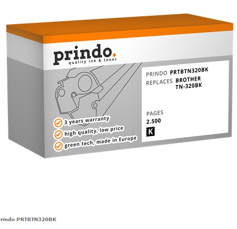 Prindo Tóner negro PRTBTN320BK alternativa para Brother TN-320BK