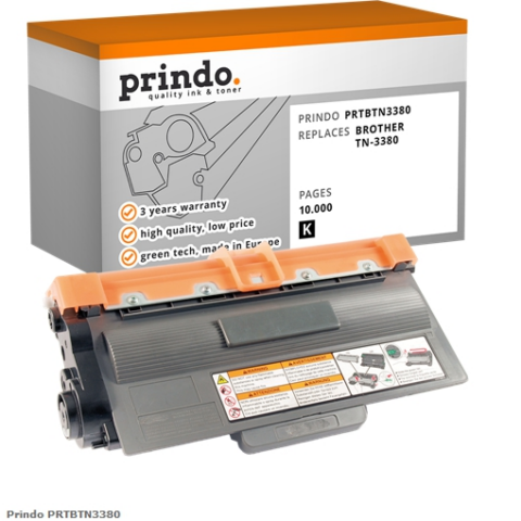 Prindo Tóner negro PRTBTN3380 Compatible con Brother TN-3380