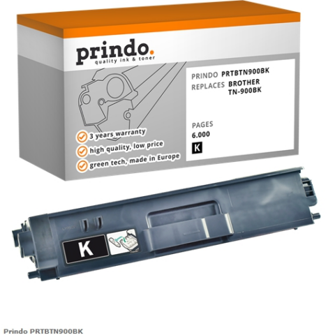 Prindo Tóner negro PRTBTN900BK Compatible con Brother TN-900BK