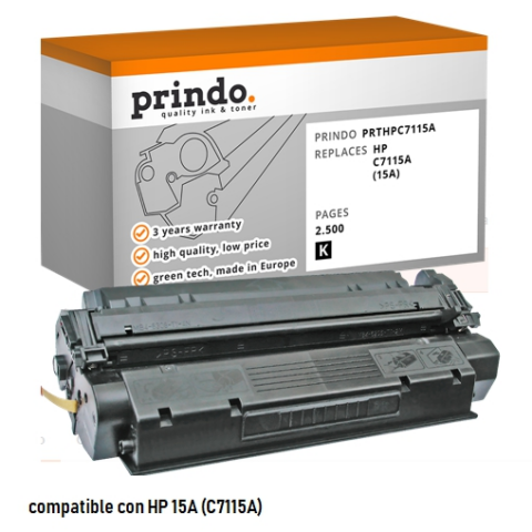 Prindo Tóner negro PRTHPC7115A alternativa para HP C7115A