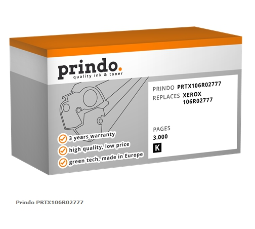 Prindo Tóner negro PRTX106R02777 Compatible con Xerox 106R02777