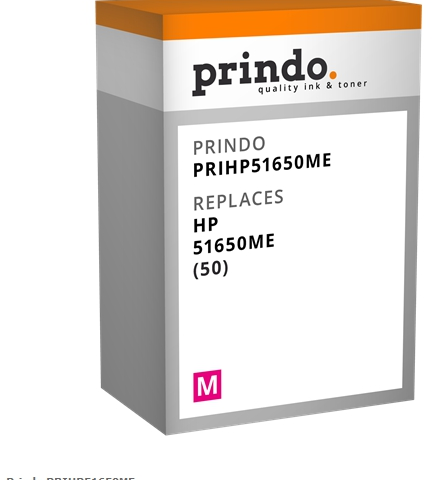 Prindo Cartucho de tinta magenta PRIHP51650ME Compatible HP 51650ME