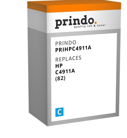 Prindo Cartucho de tinta cian PRIHPC4911A Compatible con HP 82 C4911A