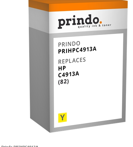 Prindo Cartucho de tinta amarillo PRIHPC4913A Compatible con HP 82 C4913A