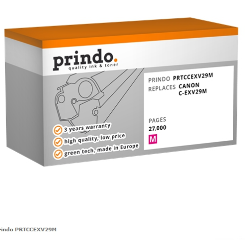 Prindo Tóner magenta PRTCCEXV29M Compatible con Canon C-EXV29m