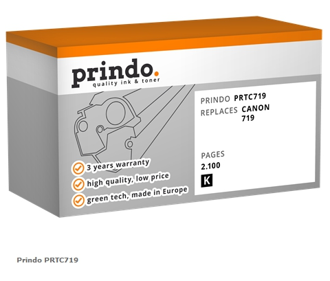 Prindo Tóner negro PRTC719 Compatible con Canon 719