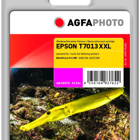 Agfa Photo Cartucho de tinta magenta APET701MD COMPATIBLE Epson T7013