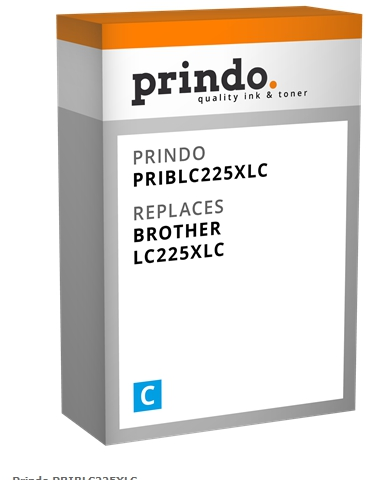Prindo Cartucho de tinta cían PRIBLC225XLC Compatible con Brother LC-225XLC